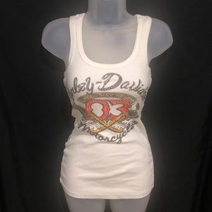Harley Davidson Rhinestone Tank